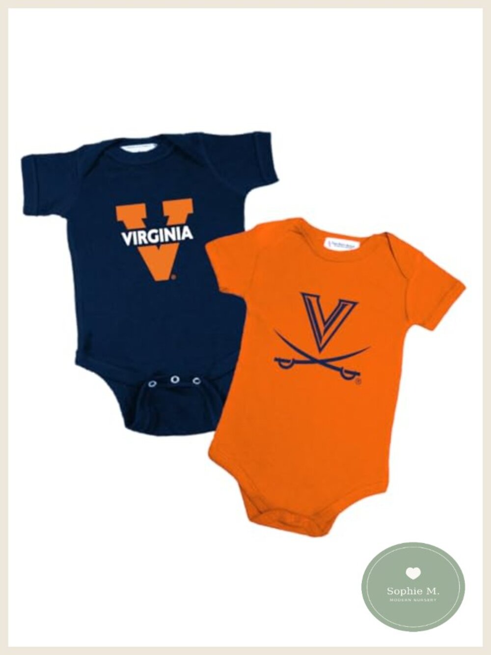 2 Pack Baby Bodysuit Creeper Set Newborn Infant Cotton Snap